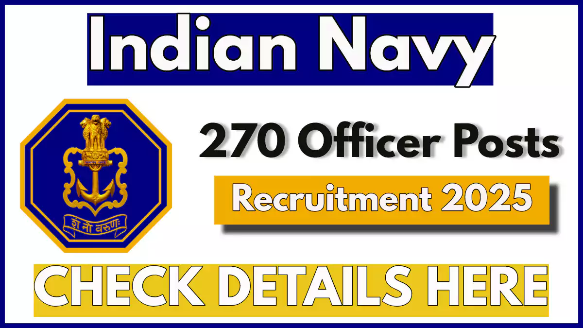 Indian Navy SSC Officer January Recruitment 2025