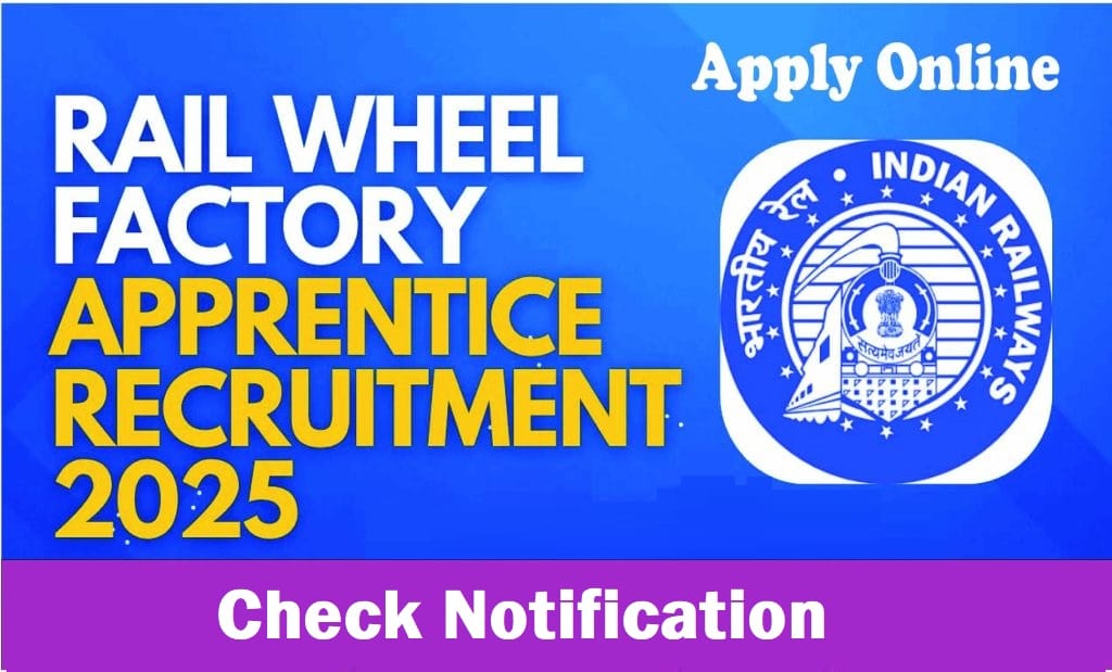 Railway Rail Wheel Factory RWF Online Form 2025