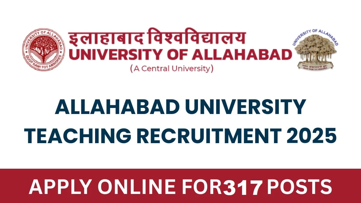 Allahabad University Teaching Recruitment 2025