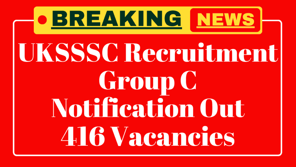 UKSSSC Group C Forester Admit Card 2025