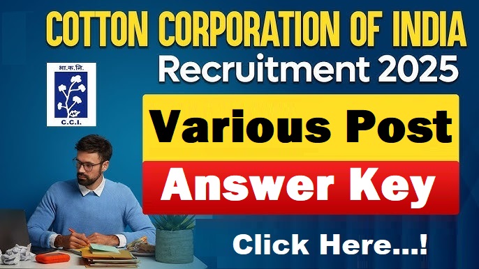 CCI Various 147 Post Answer Key 2025