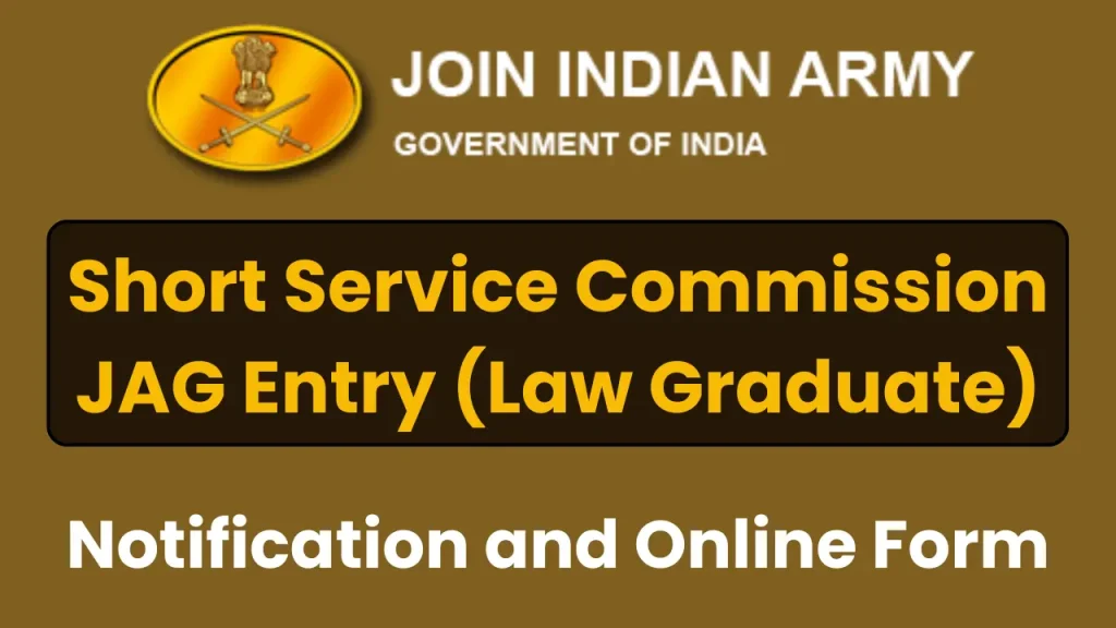 Indian Army JAG 123rd Course April 2026 Online Form