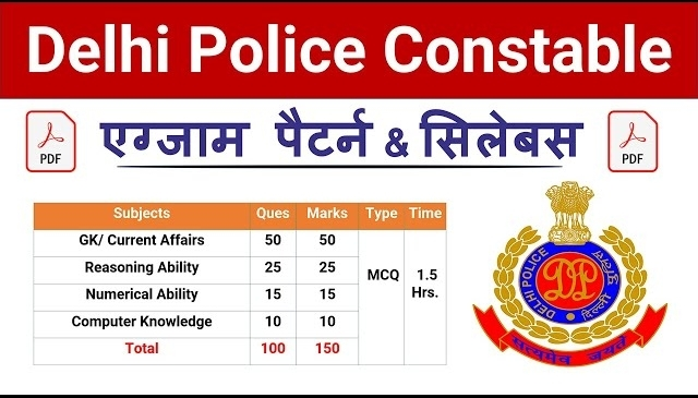 SSC Delhi Police Constable Syllabus & Exam Pattern 2025