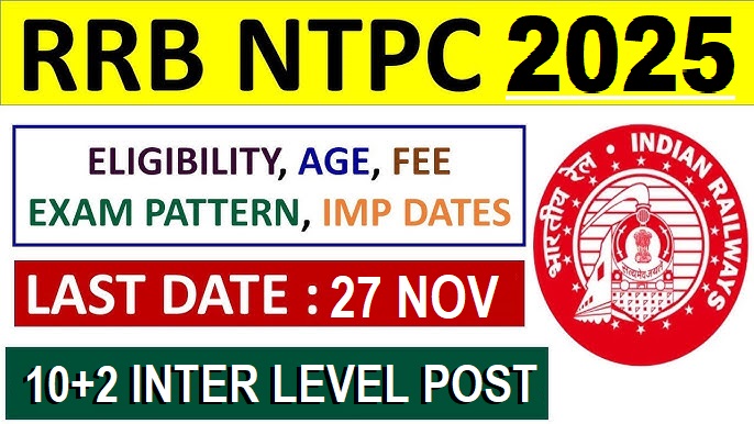 RRB NTPC Inter Level Recruitment 2025