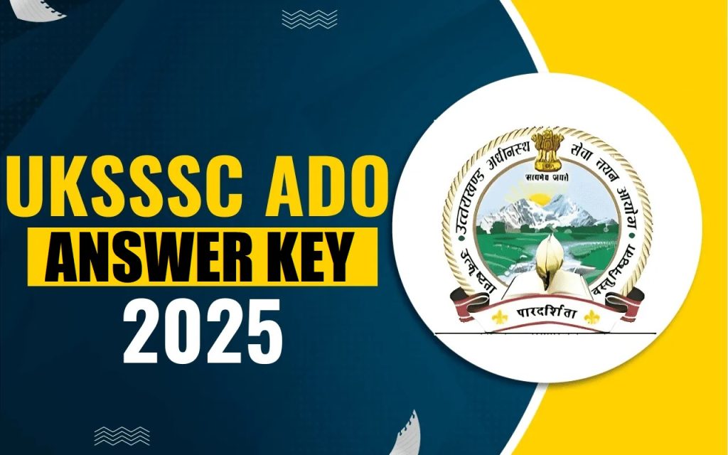 UKSSSC Asst. Inspector ADO Answer Key 2025