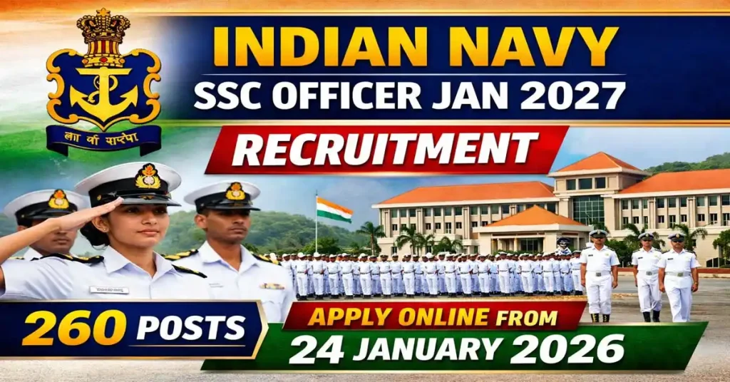 Indian Navy SSC Officer January Recruitment 2027