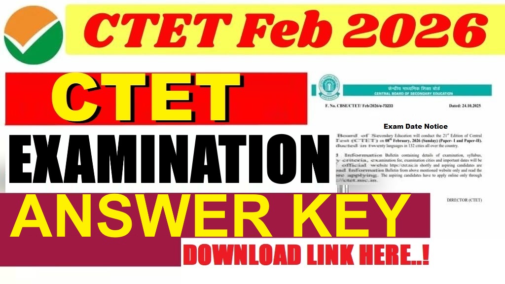 CTET February Answer Key 2026